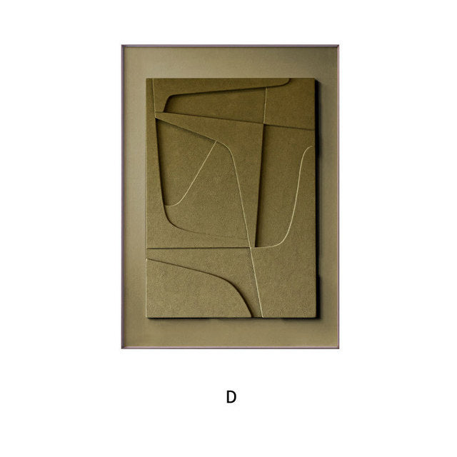 Moderne Abstracte Geometrische Wanddecoratie Voor Een Stijlvol Interieur