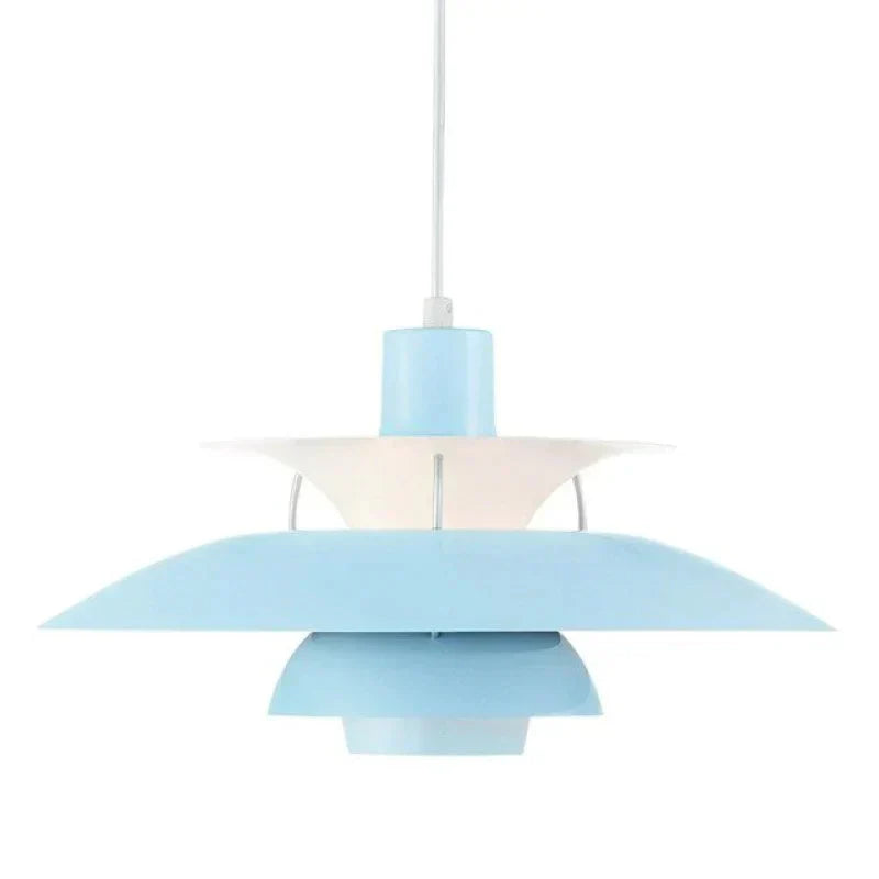 Moderne LED Hanglamp Met Scherm – Kleurrijk Metaaldesign – E27 Fitting