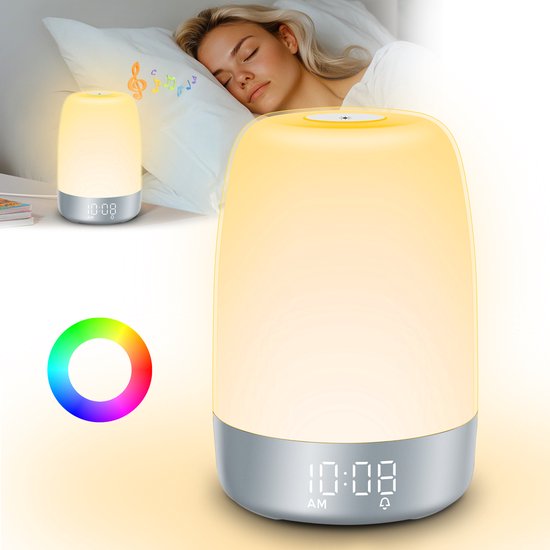 Aurora Wake-Up Light – Zonsopgang Wekker Met Zonsondergang & USB-C Oplaadbaar