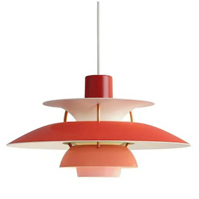 Moderne LED Hanglamp Met Scherm – Kleurrijk Metaaldesign – E27 Fitting