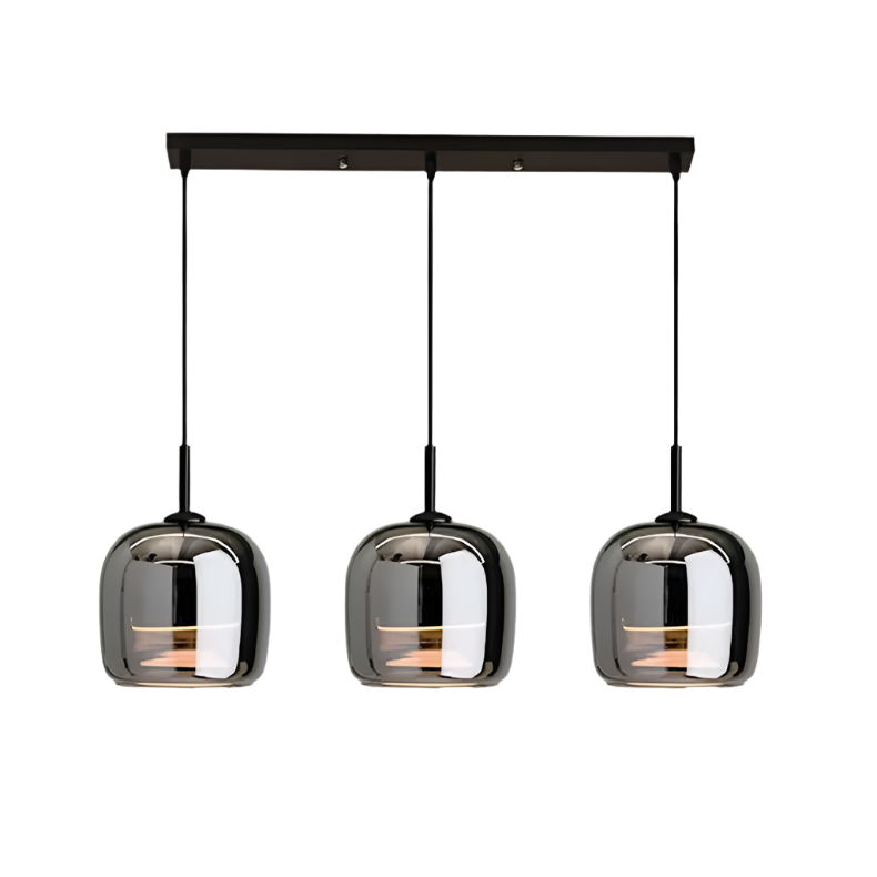 NordicGlass – Hanglamp Van Zwart Glas, Scandinavisch Design Met Luxe Uitstraling