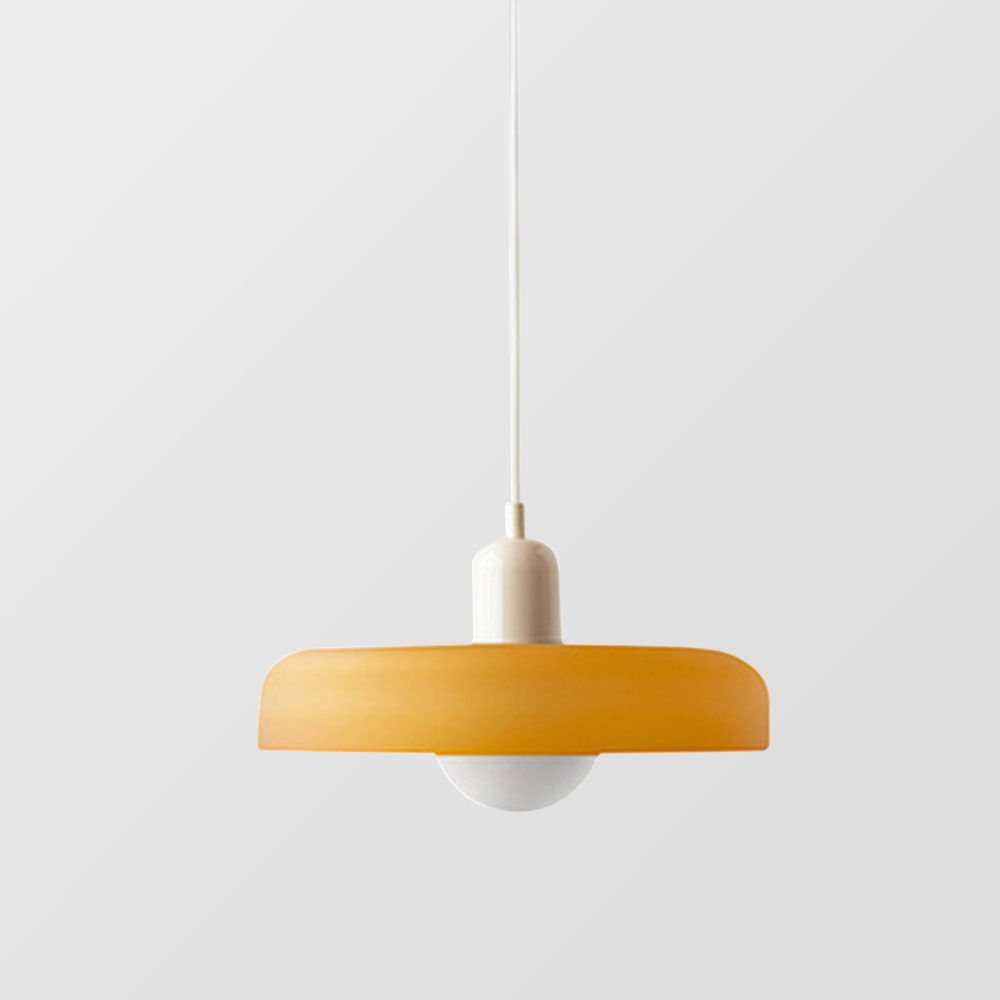 Kleurrijke Bauhaus Hanglamp Met Tijdloos Glasontwerp