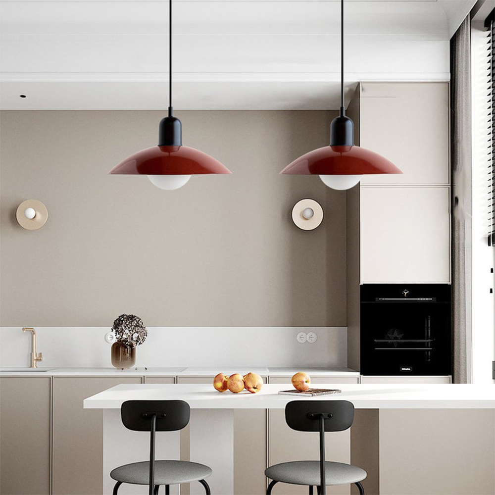 Bauhaus Macaron Hanglamp van Gekleurd Glas | Modern Design voor Keuken & Eetkamer