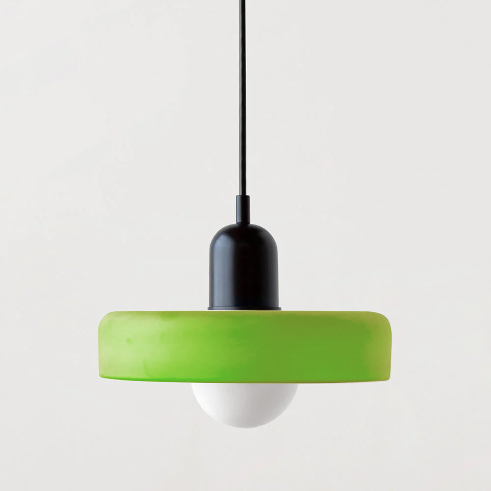 Kleurrijke Bauhaus Hanglamp Met Tijdloos Glasontwerp