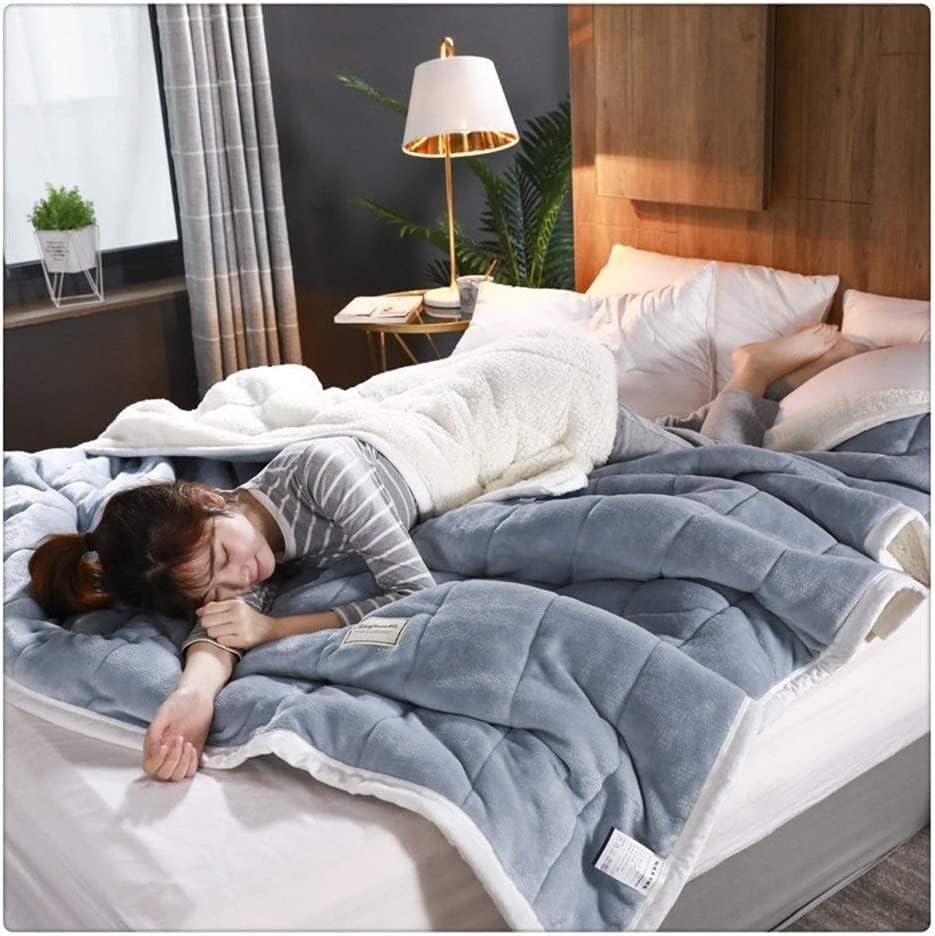 Sherpa Fleece Dekbed Verzwaringsdeken – Zachte Deken Voor Stressvermindering & Diepe Rust