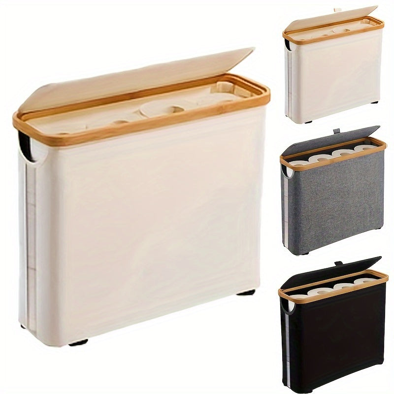 Bamboe Toiletrolhouder Voor 12 Rollen | Ruimtebesparende Badkamer Organizer