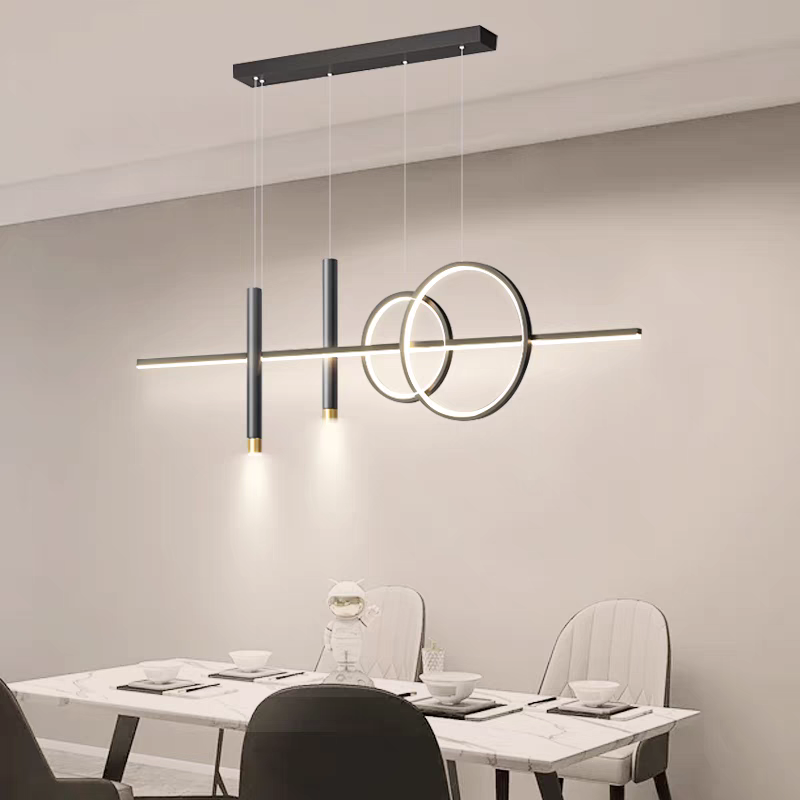 LuxRing – Moderne Hanglamp met 2 Ringen voor Eettafel & Woonkamer