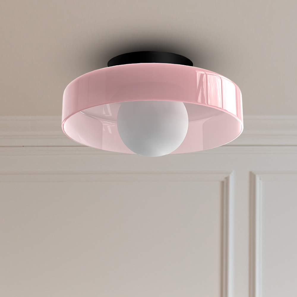 Moderne Ronde Plafondlamp van Glas – Stijlvolle Verlichting voor Keuken & Woonruimte