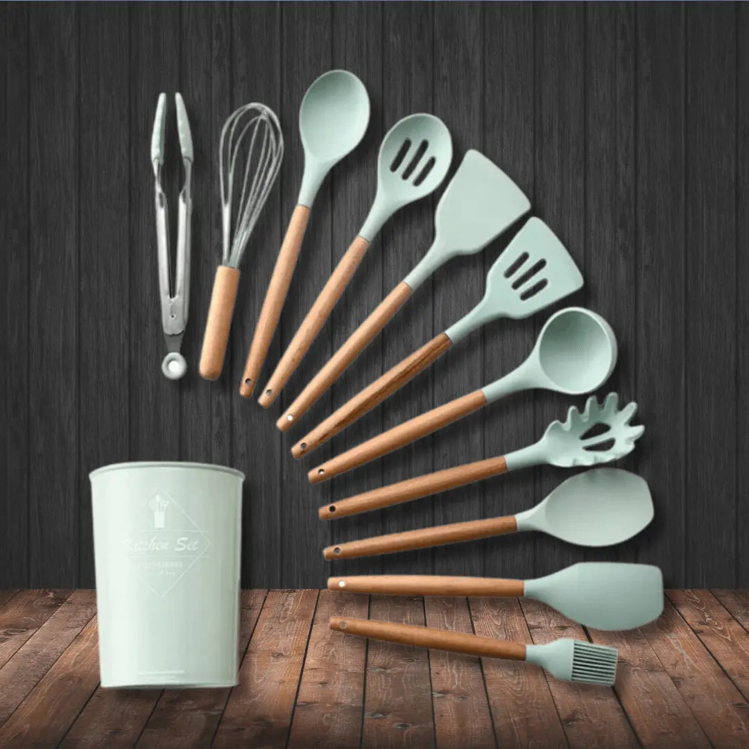 Duurzame Siliconen Keukengerei Set Voor Veilig & Modern Koken