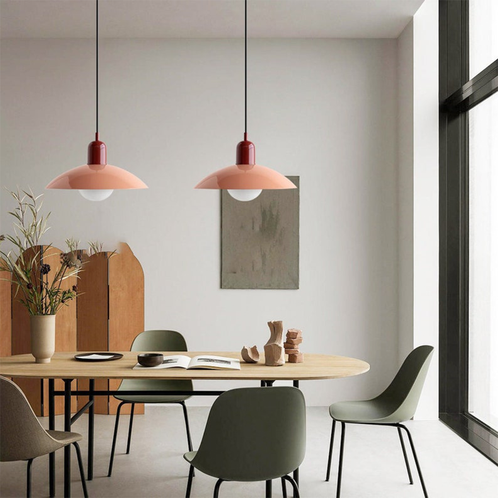 Bauhaus Macaron Hanglamp van Gekleurd Glas | Modern Design voor Keuken & Eetkamer