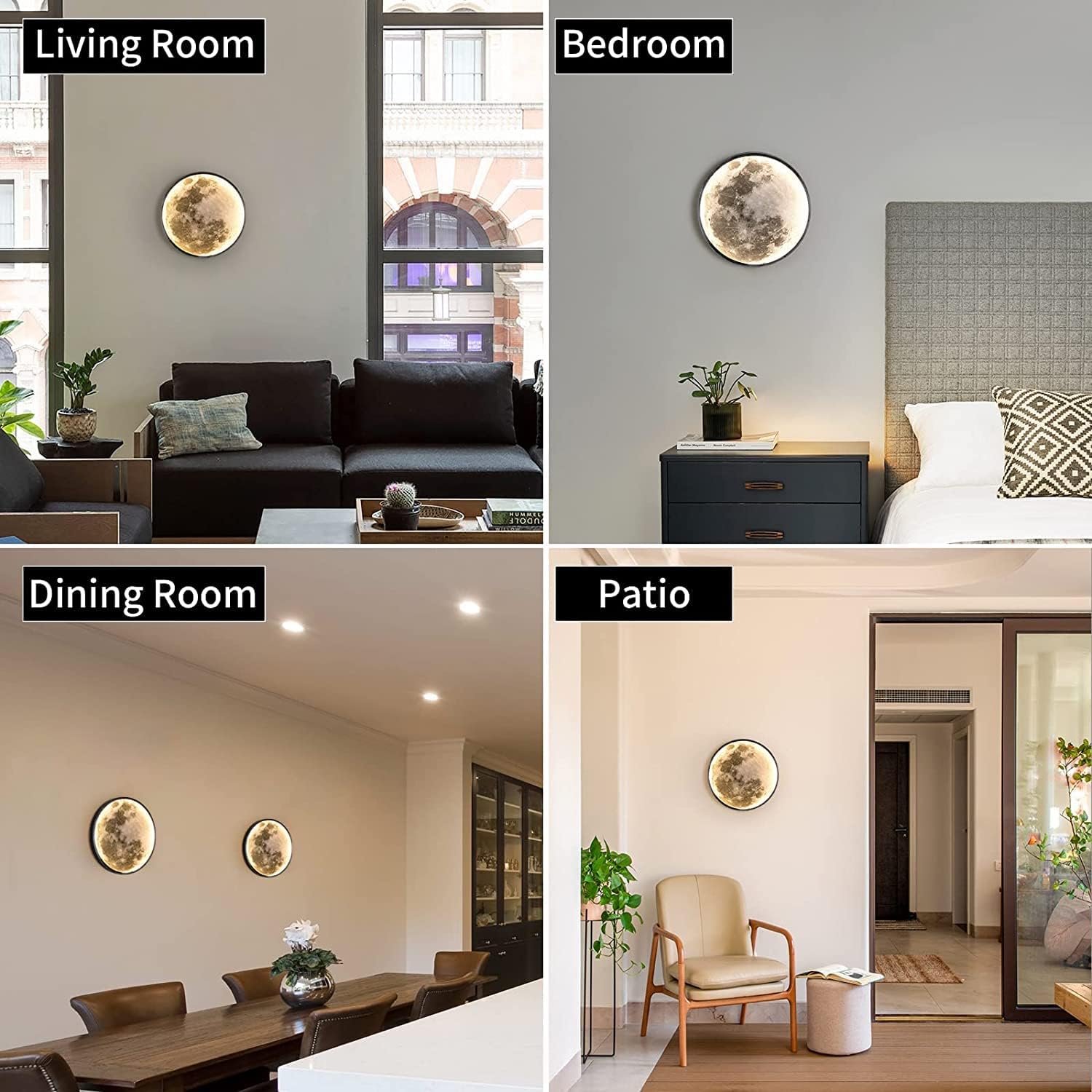 LunaGlow Wandlamp - Breng Magie In Je Kamer met Deze Verlichte Maanlamp