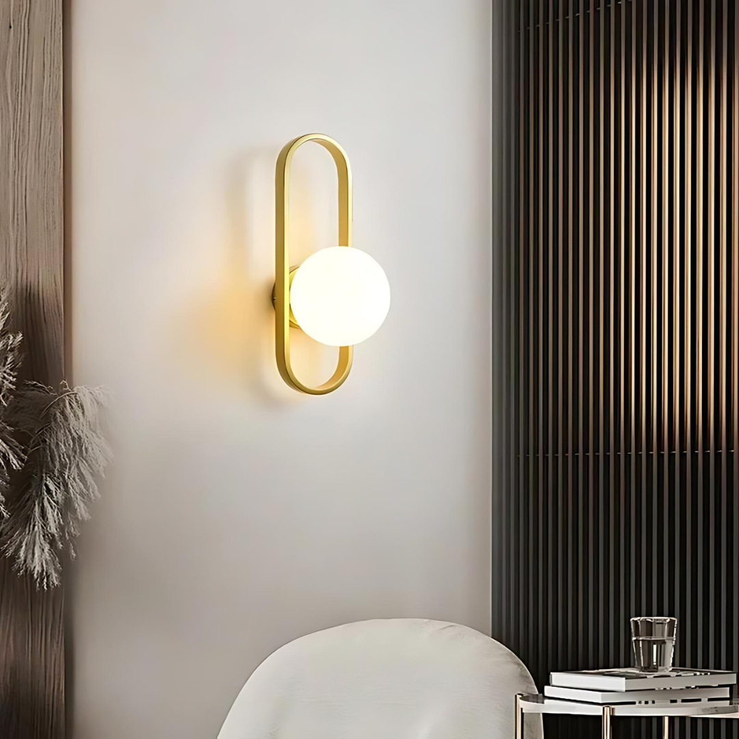 Minimalistische Wandlamp met LED Verlichting voor een Elegante Sfeer