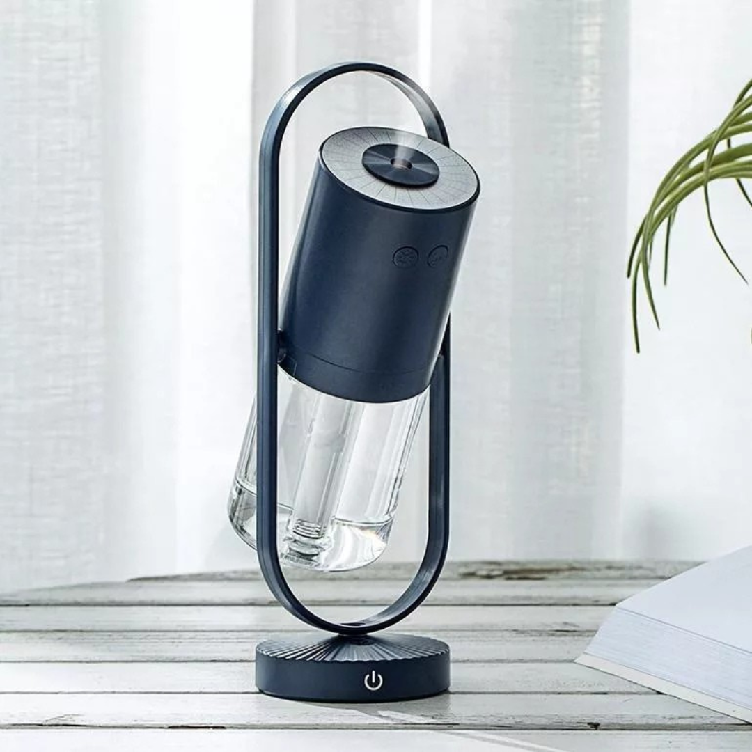 Cool Mist LED Humidifier – Ultrasone Luchtbevochtiger en Ionische Luchtzuiveraar met Nachtlampje