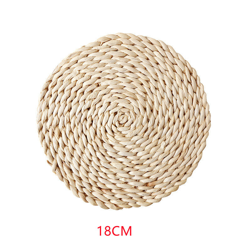 Handgeweven Rieten Placemat Tafelonderzetter Voor Een Warme & Natuurlijke Tafeldecoratie