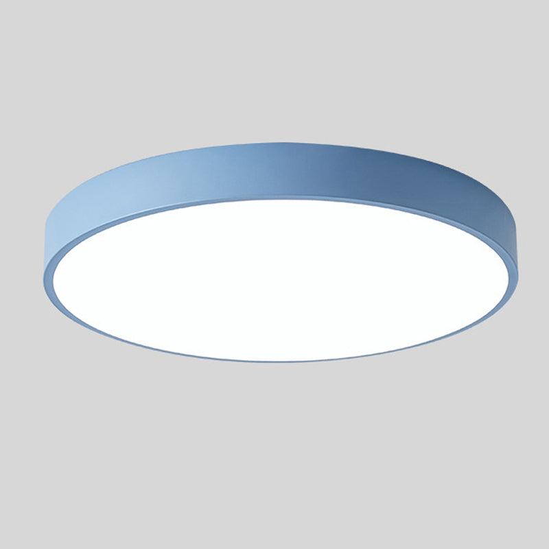 Scandinavische Ronde Plafondlamp van Hout - LED Plafondverlichting voor Slaapkamer, Balkon & Werkkamer