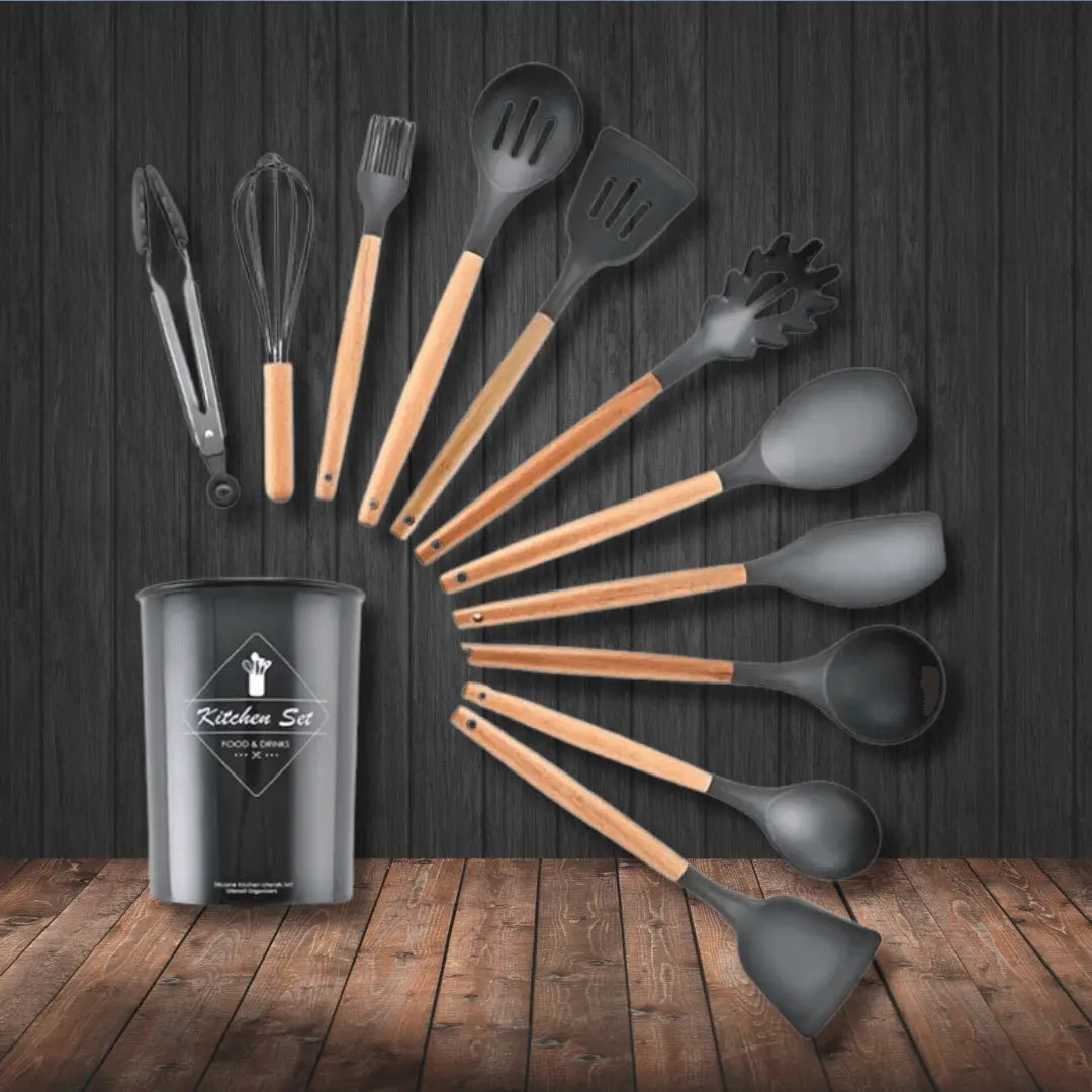 Duurzame Siliconen Keukengerei Set Voor Veilig & Modern Koken