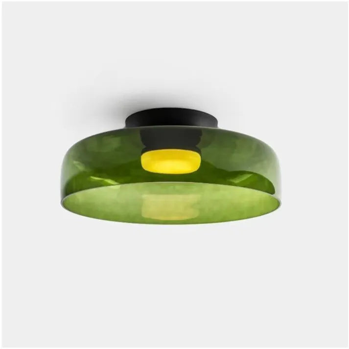 Plafondlamp met Glas in Middeleeuws Scandinavisch Design – LED Verlichting