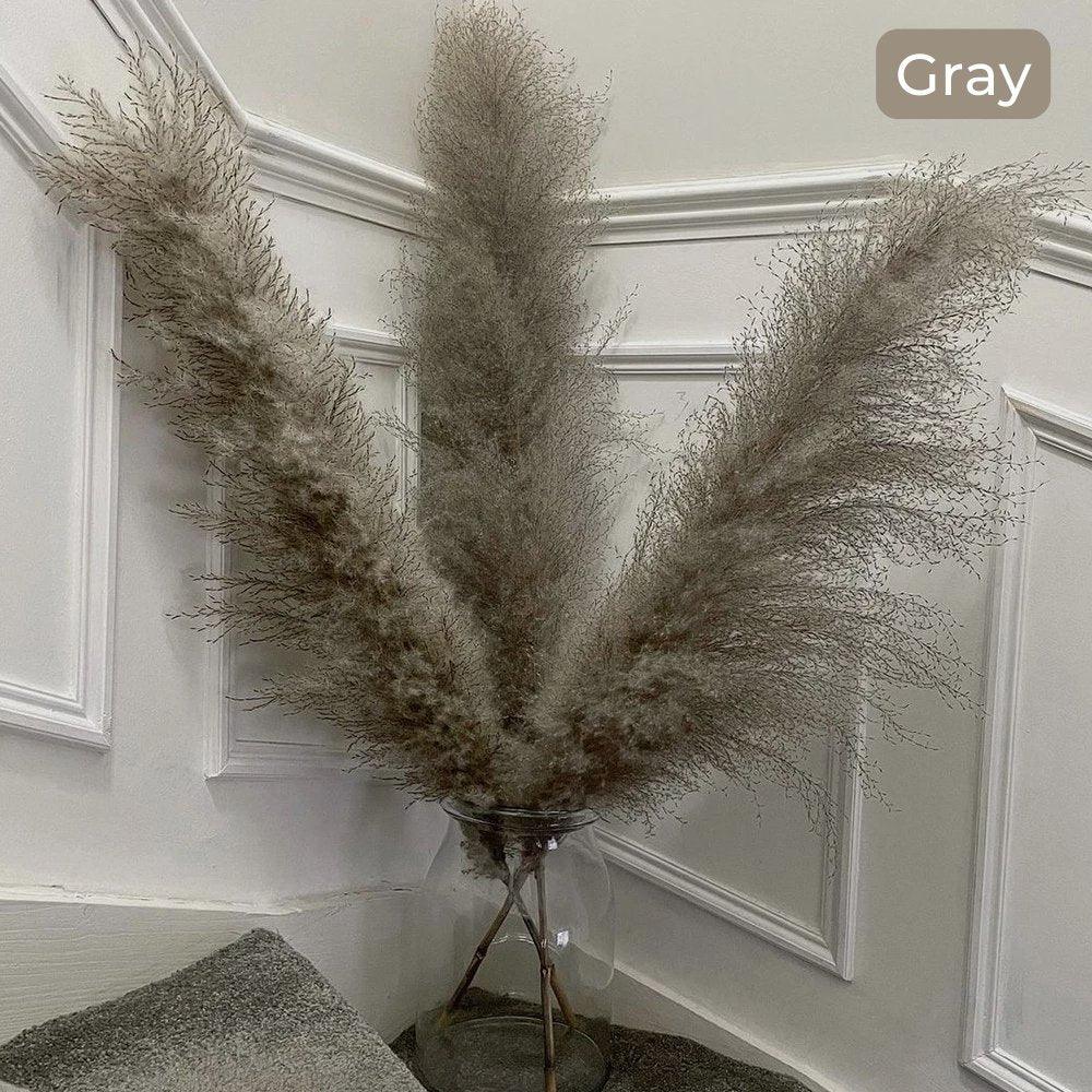 80 cm Pampas Pluimen Boeket – Natuurlijk & Fluffy Voor Boho Interieur