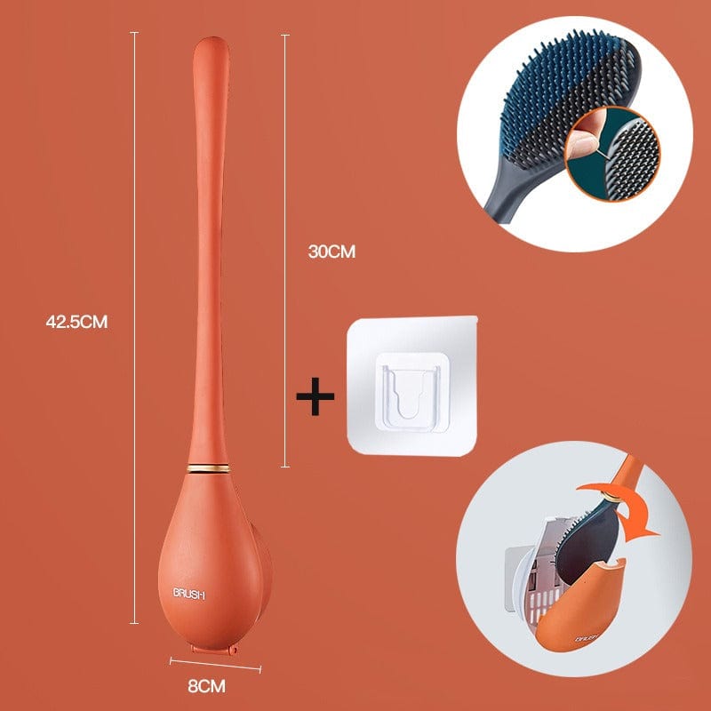 Moderne Siliconen Toiletborstel | Hygiënisch & Flexibel
