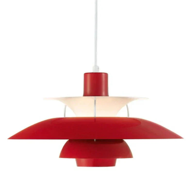 Moderne LED Hanglamp Met Scherm – Kleurrijk Metaaldesign – E27 Fitting