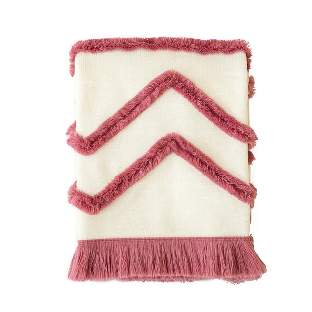Zachte Sofa Plaid Met Franjes Voor Een Warme & Stijlvolle Woonkamer