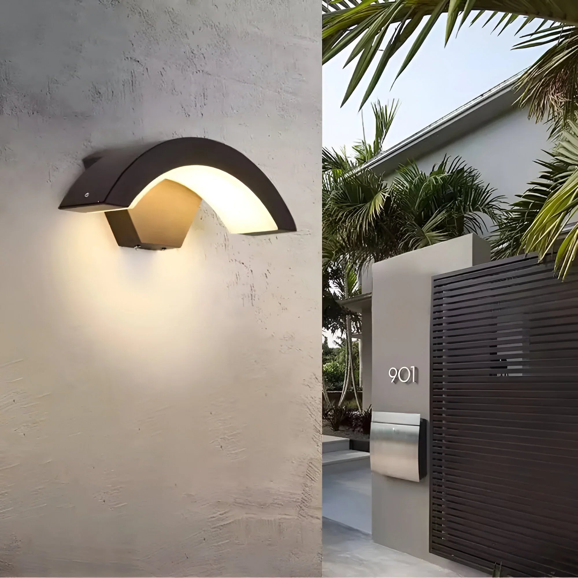 SlimSensor Buitenwandlamp – Bewegingssensor LED Licht Voor Tuin & Entree