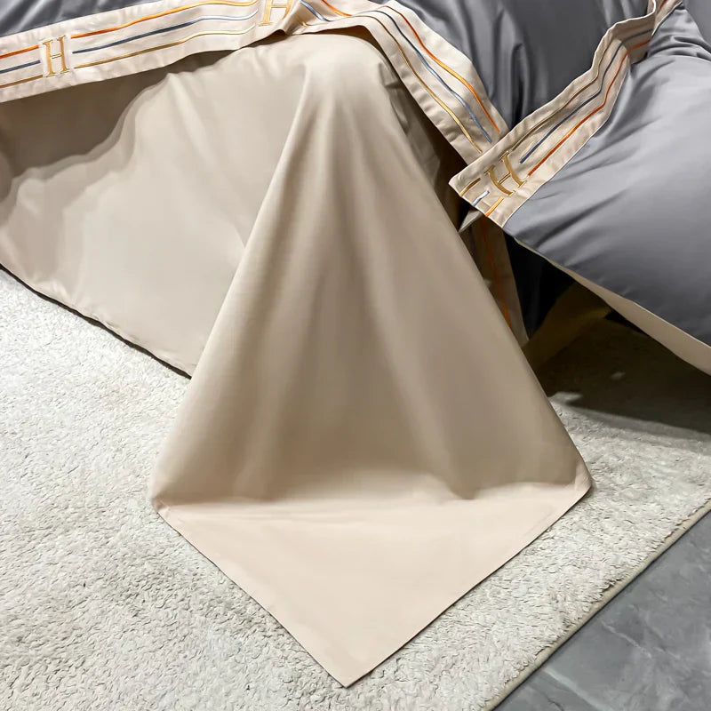 Luxe Satijnen Beddengoed Set 4-Delig – Zijdezacht & Ademend