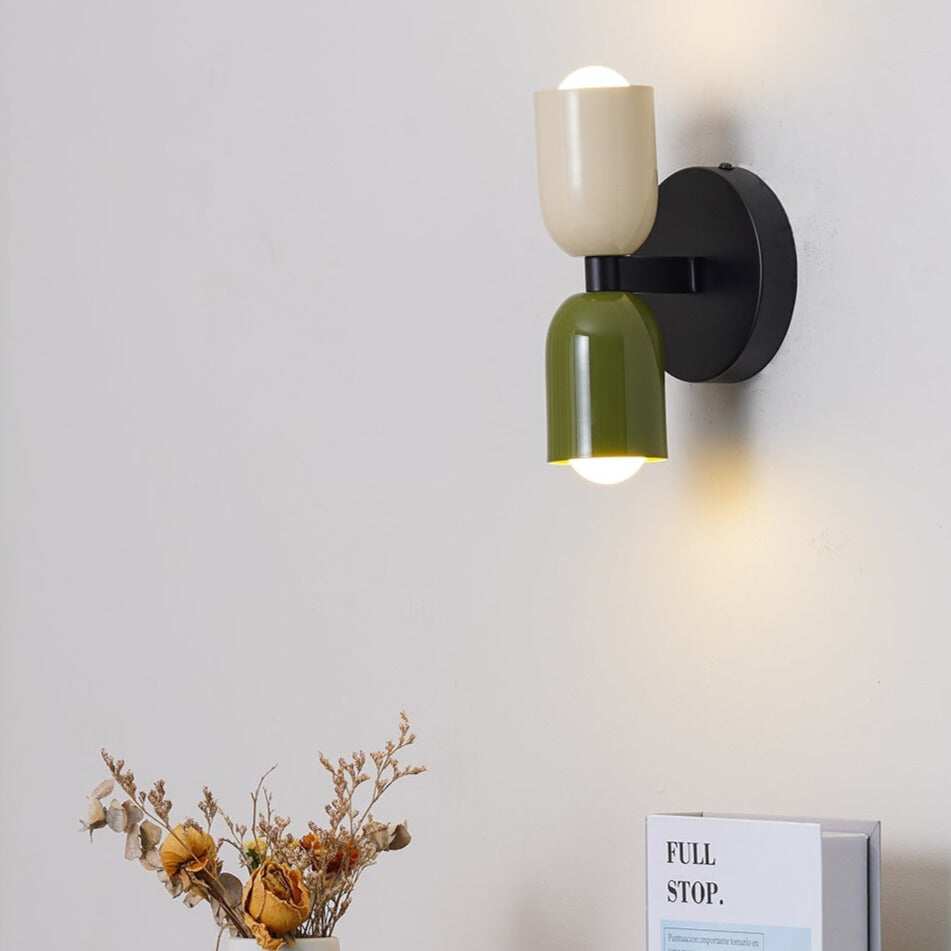Vintage Wandlamp met Dubbele Kop - Stijlvolle Verlichting voor je Huis