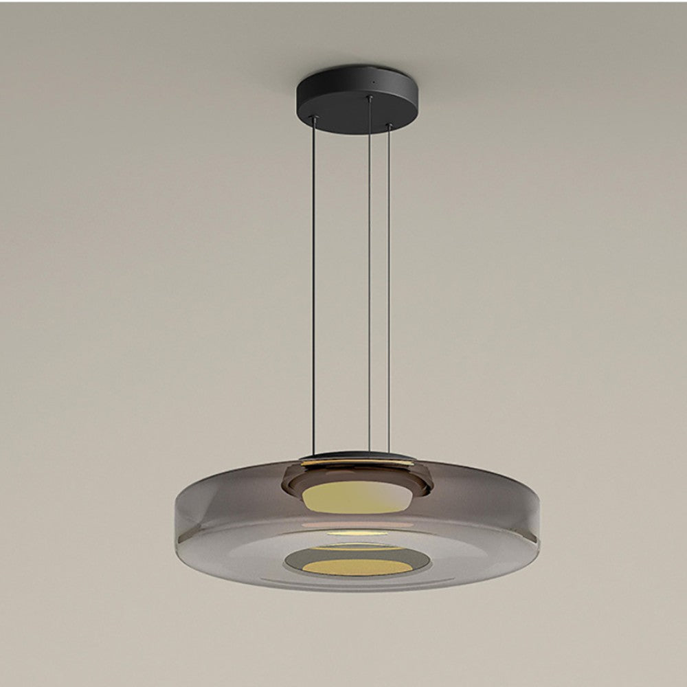 BauhausGlow - Glazen Hanglamp In Bauhaus-Stijl Met Warm Licht & Moderne Vormgeving