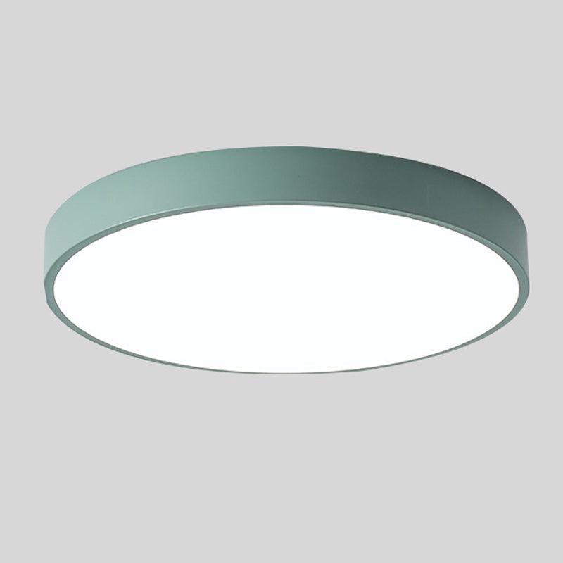 Scandinavische Ronde Plafondlamp van Hout - LED Plafondverlichting voor Slaapkamer, Balkon & Werkkamer