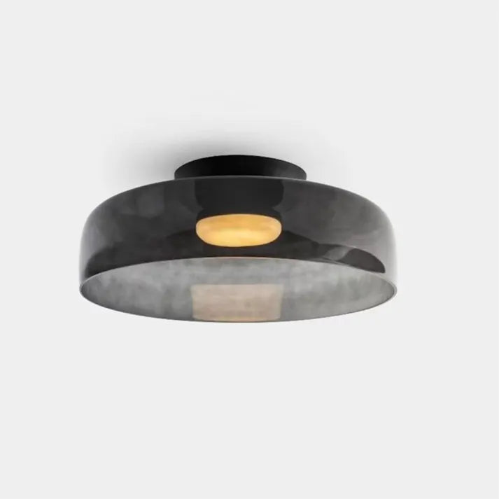 Plafondlamp met Glas in Middeleeuws Scandinavisch Design – LED Verlichting