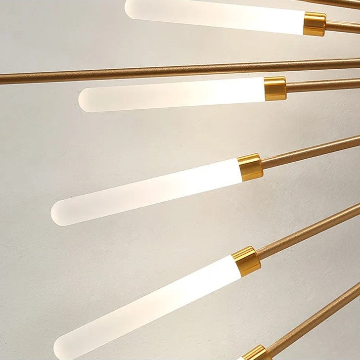 Vuurwerk Plafondlamp – Moderne LED Kroonluchter met Scandinavisch Design voor Woonkamer, Slaapkamer & Kinderkamer