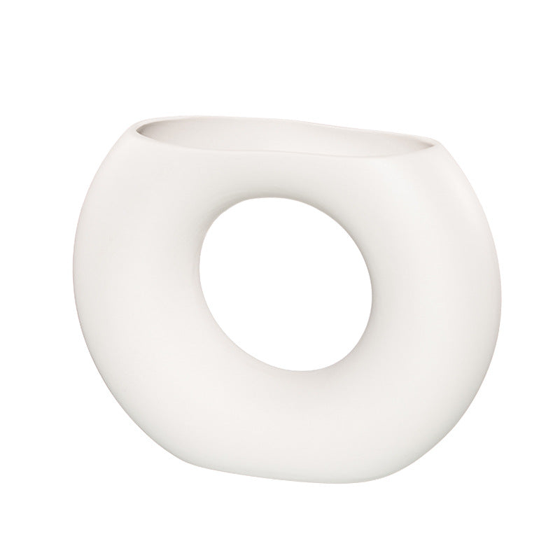 Minimalistische Keramische Vaas Voor Een Stijlvol & Rustgevend Interieur