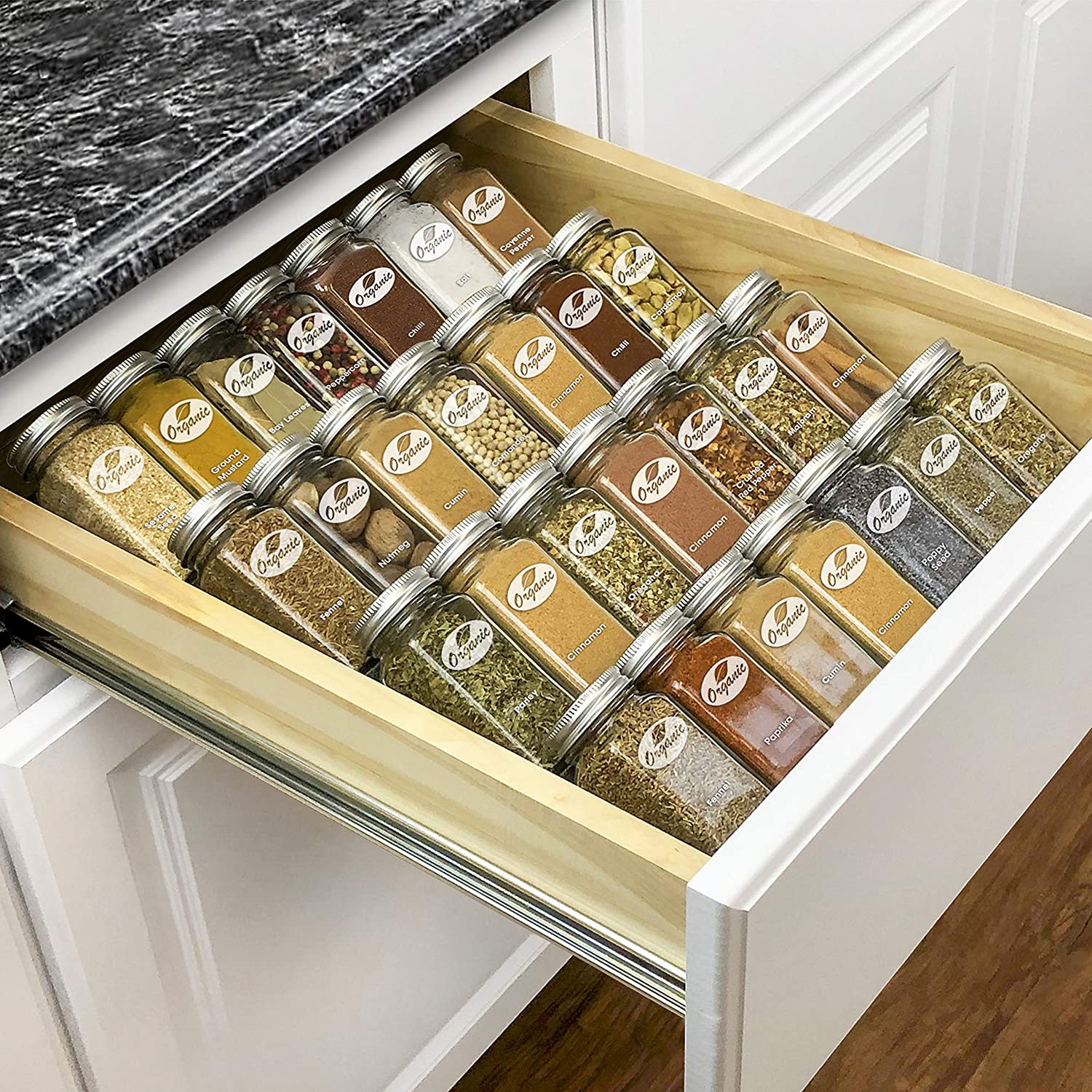 4-Laags Organizer Voor Keukenkastjes & Maximale Opbergruimte