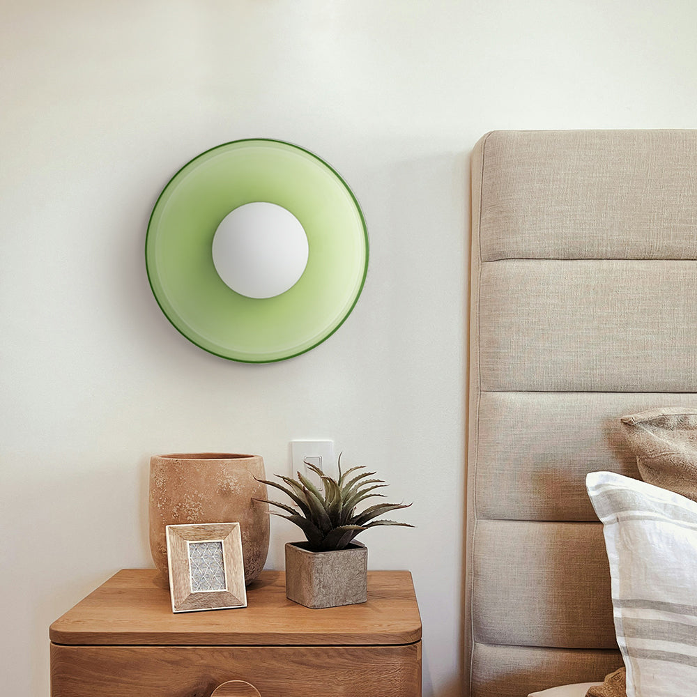 Moderne Ronde Plafondlamp van Glas – Stijlvolle Verlichting voor Keuken & Woonruimte