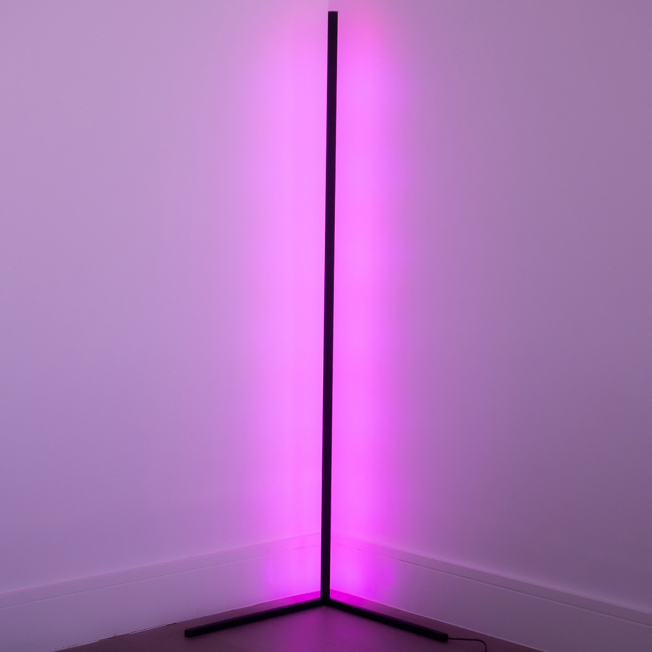 Slimme LED Corner Lamp – Minimalistische Staande Hoeklamp met Dimbare Verlichting