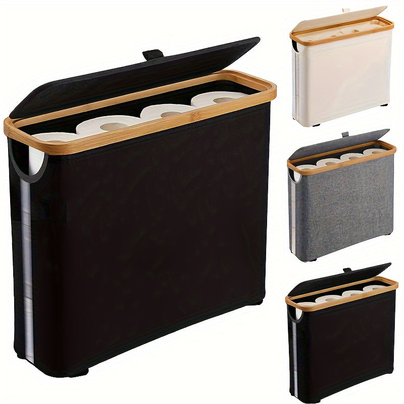 Bamboe Toiletrolhouder Voor 12 Rollen | Ruimtebesparende Badkamer Organizer