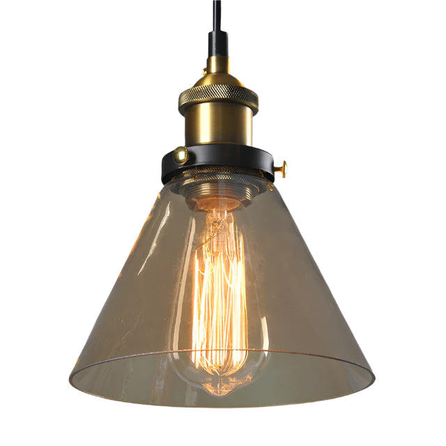 Vintage Hanglamp Van Antiekglas | Industrieel & Art Deco Design