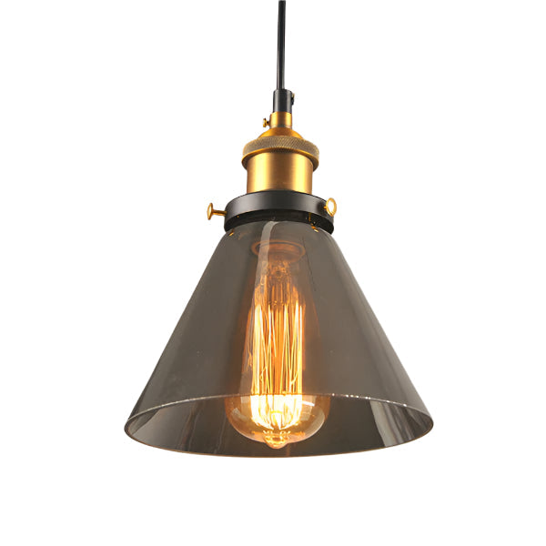 Vintage Hanglamp Van Antiekglas | Industrieel & Art Deco Design