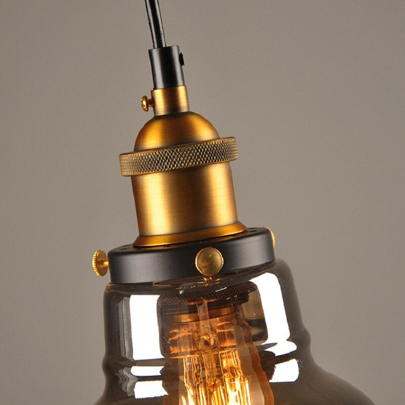 Vintage Hanglamp Van Antiekglas | Industrieel & Art Deco Design