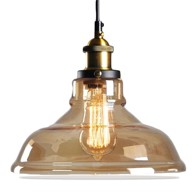 Vintage Hanglamp Van Antiekglas | Industrieel & Art Deco Design