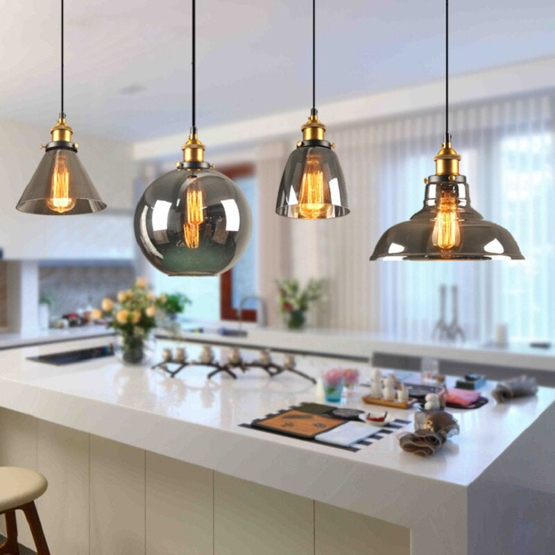Vintage Hanglamp Van Antiekglas | Industrieel & Art Deco Design