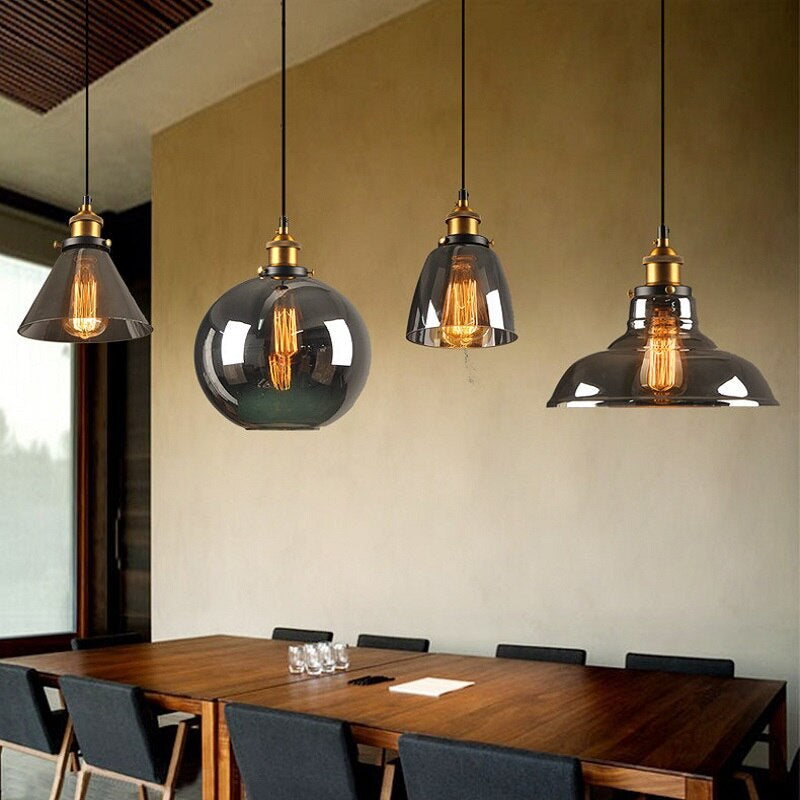 Vintage Hanglamp Van Antiekglas | Industrieel & Art Deco Design