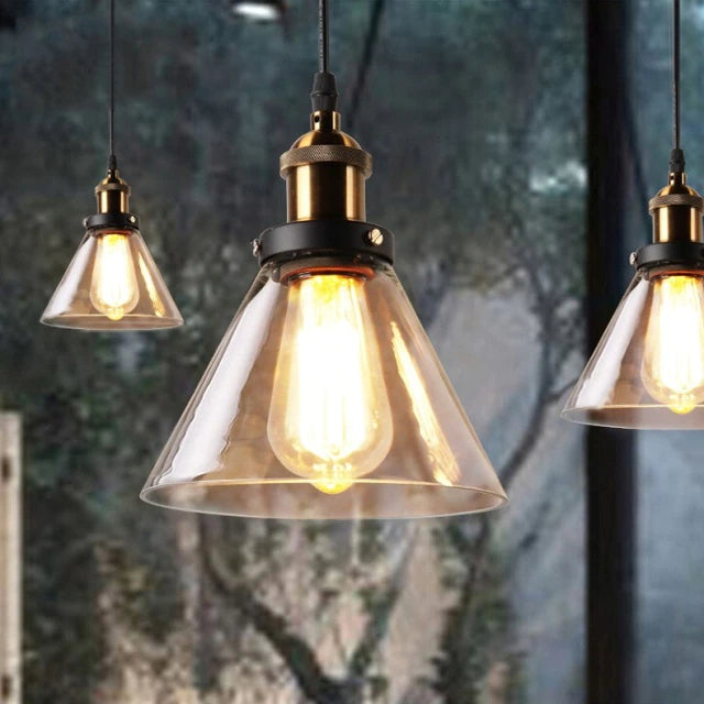 Vintage Hanglamp Van Antiekglas | Industrieel & Art Deco Design