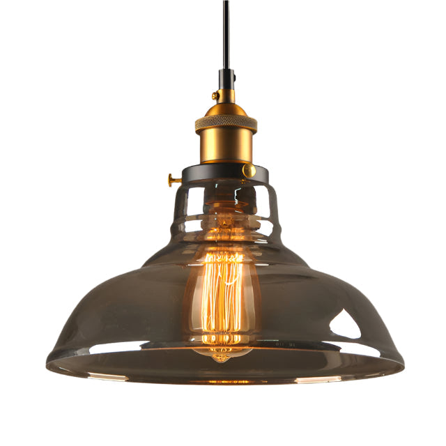 Vintage Hanglamp Van Antiekglas | Industrieel & Art Deco Design