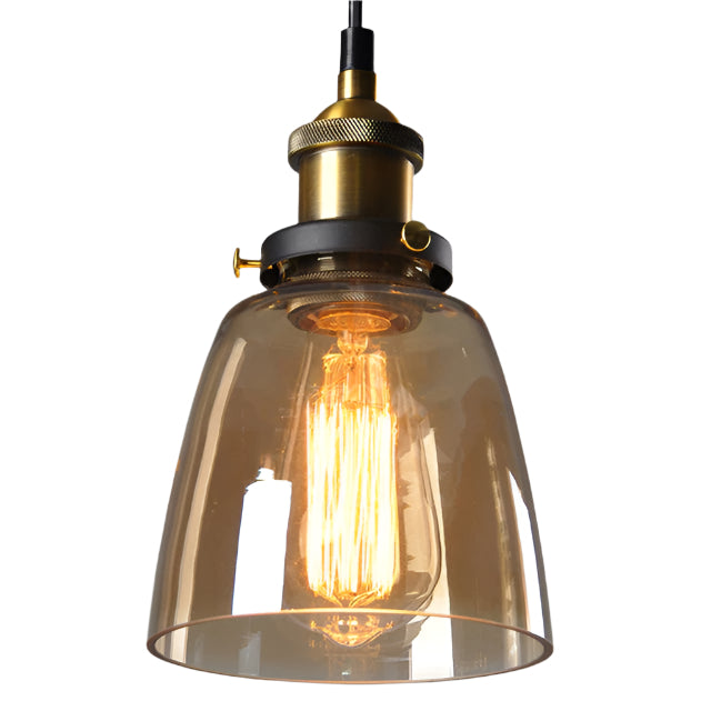 Vintage Hanglamp Van Antiekglas | Industrieel & Art Deco Design
