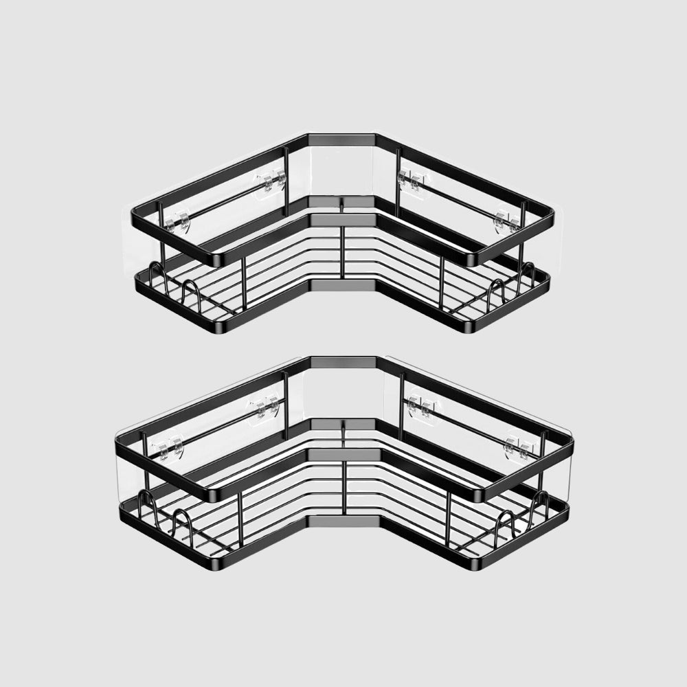 Wandplank Set 2 Stuks – Gebogen Design Planken Voor Een Stijlvolle En Moderne Badkamer