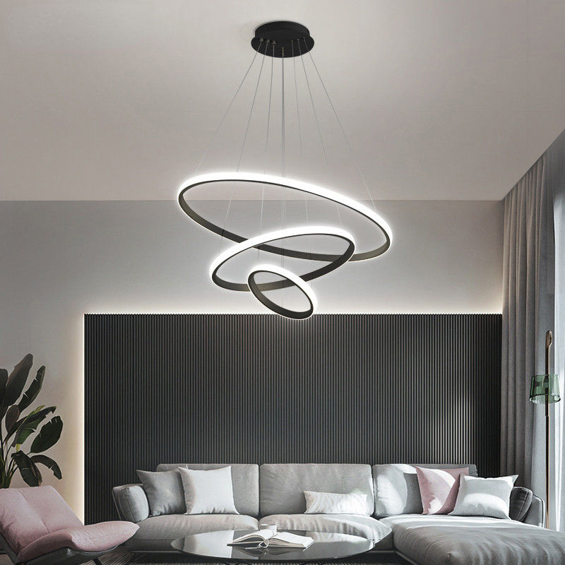 Moderne Plafondlamp Met 3 Dimbare Lichtstanden En Elegant Ringdesign