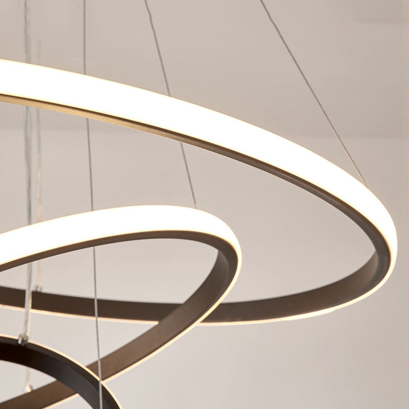 Moderne Plafondlamp Met 3 Dimbare Lichtstanden En Elegant Ringdesign