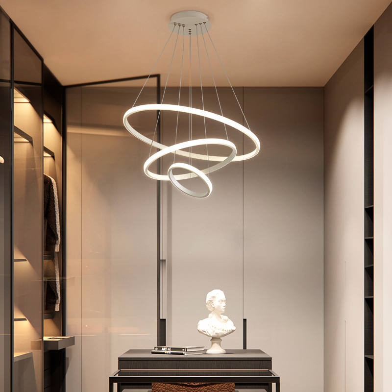 Moderne Plafondlamp Met 3 Dimbare Lichtstanden En Elegant Ringdesign